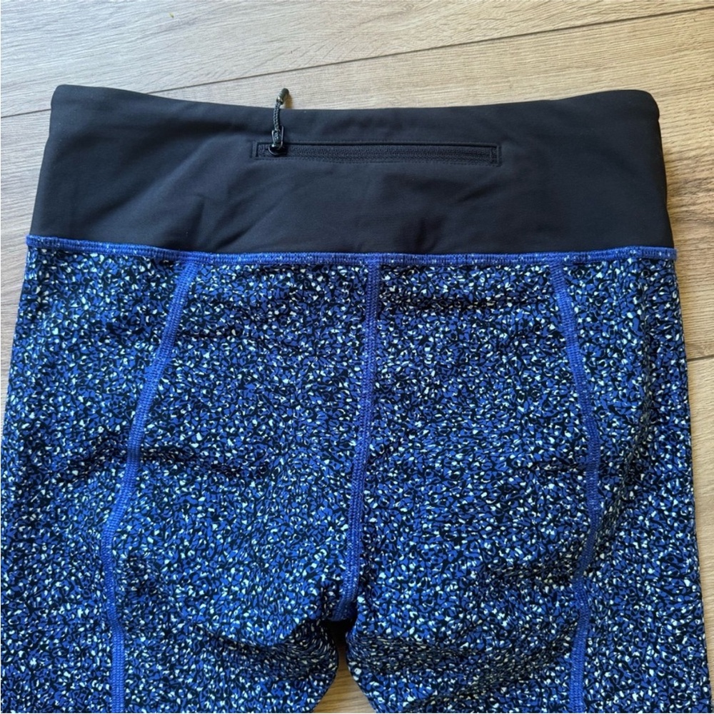Lululemon Tight Stuff Tight Simply Shadow Wrap Sapphire Blue Black 6 - Picture 5 of 7
